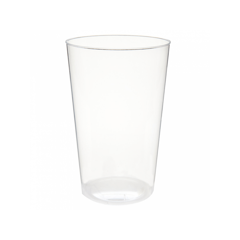 VASO PARA SIDRA PP REUTILIZABLE Y TRANSPARENTE 600ML