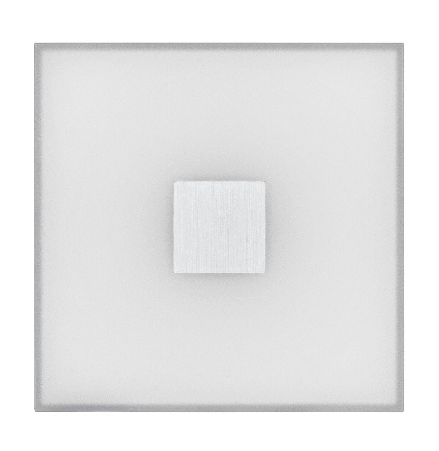12V | IP44 Square Aluminium Weiß dimmbar METRO LumiTiles LED 2700K Einzelfliese 20lm Paulmann Fliesen 0,8W Marktplatz 100x10mm Kunststoff 78400