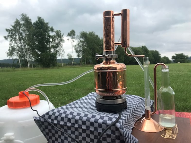 CopperGarden Destille EASY MOONSHINE XXL 2 Liter mit Thermometer - neues  Modell 2020 - Destille aus Edelstahl vom Hersteller kaufen