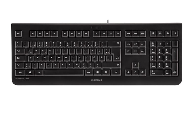 CHERRY KC 1000 USB-Tastatur kabelgebunden Marktplatz schwarz METRO 