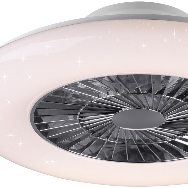 Decken Ventilator Leuchten Kühler Lampe LED Reality Marktplatz | dimmbar R62402906 METRO Fernbedienung Effekt Sternen
