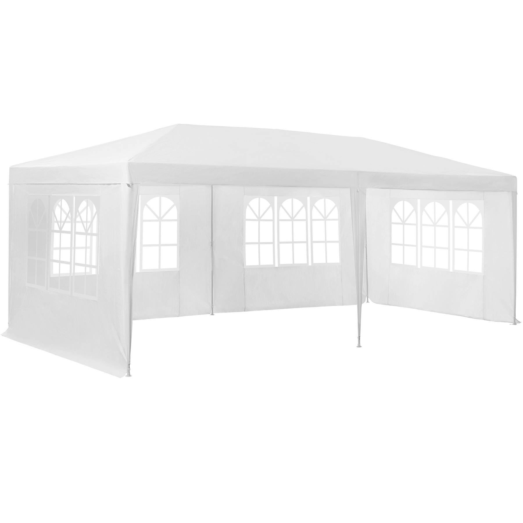 Monet Kosten voorbeeld tectake paviljoen 6x3m met 5 zijdelen - wit - 402301 | MAKRO Webshop