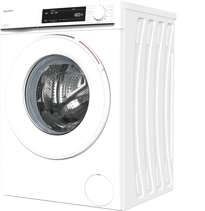 Sharp Waschmaschine ES-NFW814CWA-DE, weiss, 8kg, 1400 U/min, AllergySmart,  Dampf-Funktion, Variables Schleudern, AquaStop | METRO Marktplatz