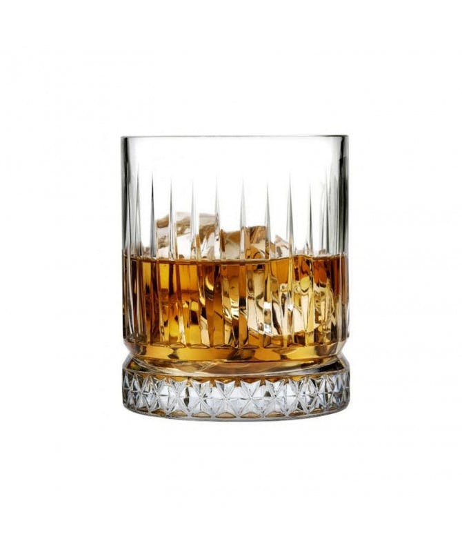 Pasabahce Set 4 Bicchieri in Vetro Elysia per Whisky 21cl