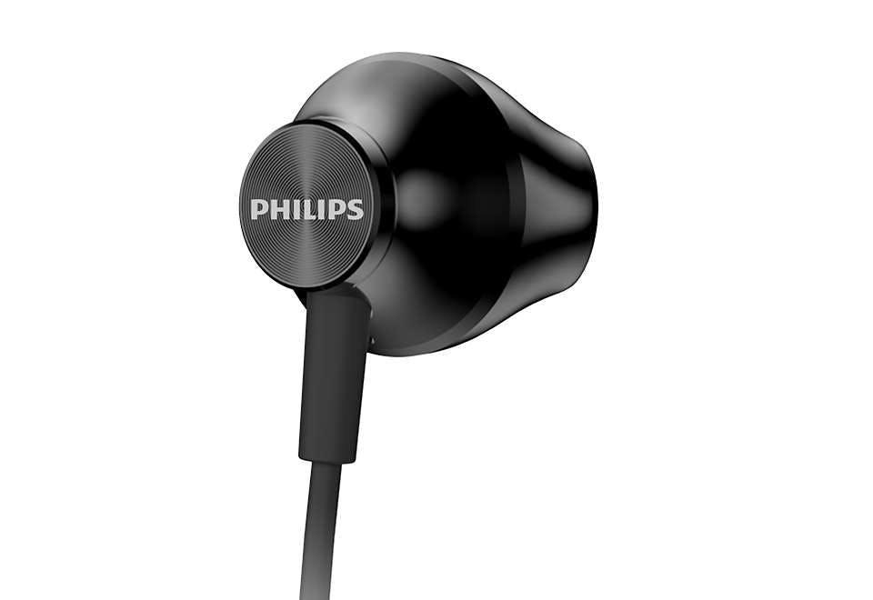 Auriculares Intrauditivos Philips TAE4105BK/00 C/Micrófono Negro