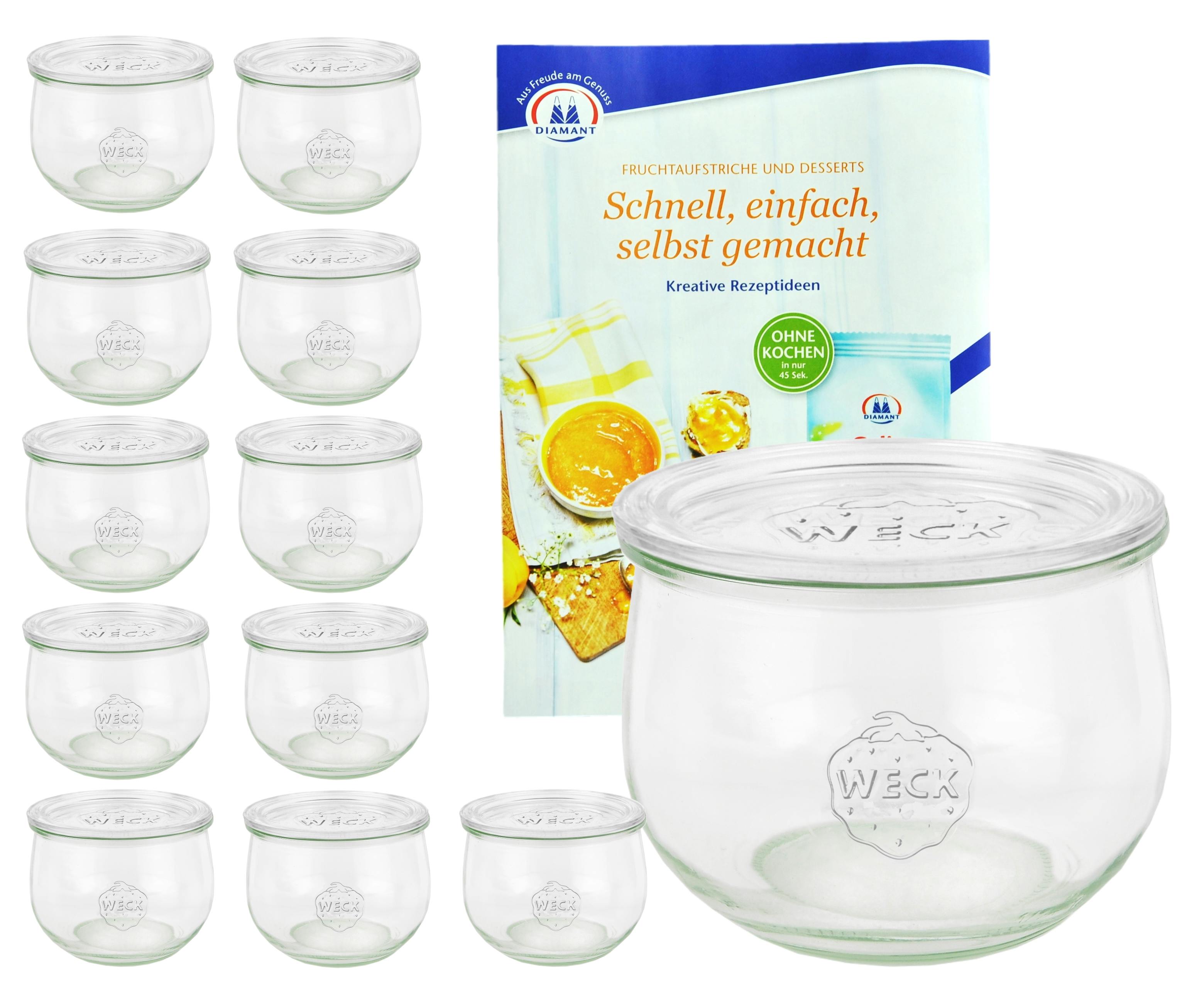 12er Set Weck Gläser 220 Ml Tulpengläser Mit 12