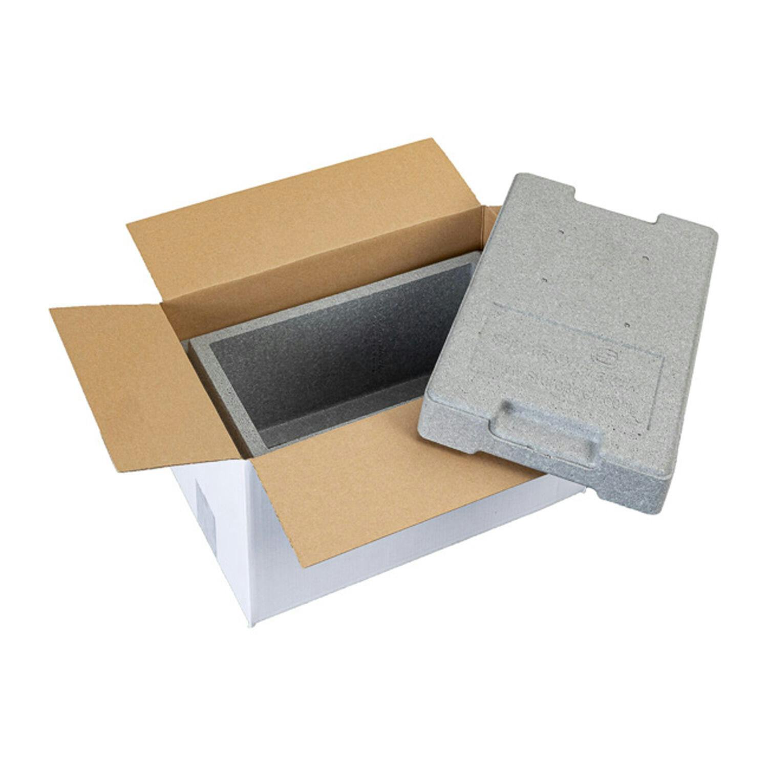 Isolierboxen mit Deckel aus Styropor EPS, 330 x 200 x 185 mm, 4,7 Liter