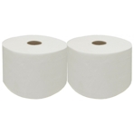Rollo papel industrial pasta pura 2 capas 400m (2uds) - Muñoz Bosch