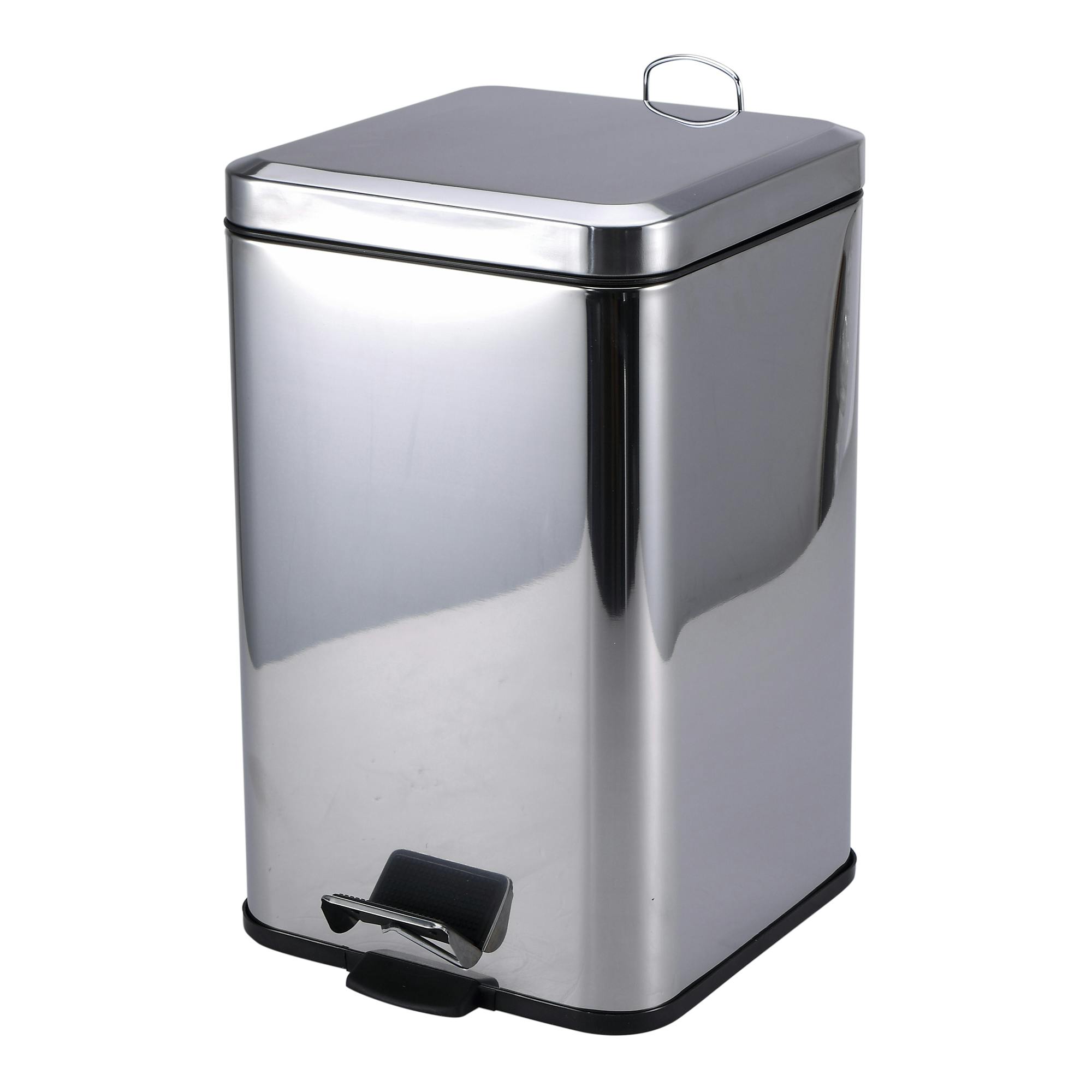 Wellhome Cubo Basura Acero 2 Compartimentos 30L Plateado