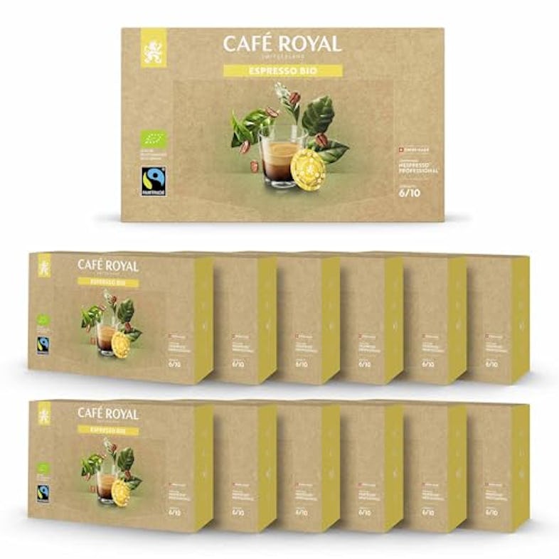 Café en Dosettes - Café Royal Pro, 6 x 50 - Compatibles avec les Machines  à café Nespresso®* Professional - Saveur Ristretto