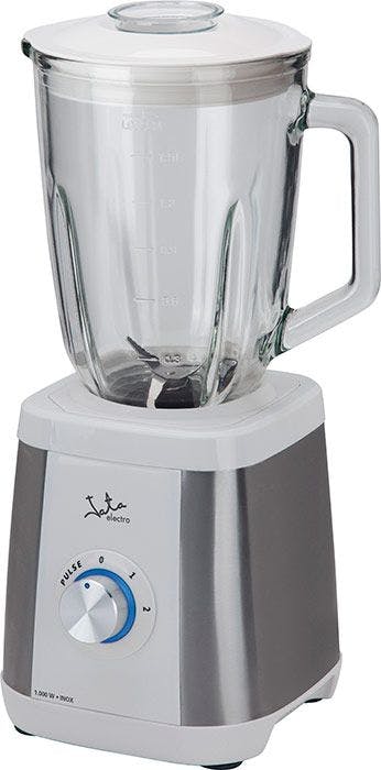 Batidora de vaso Jata BT265 con cuchilla dentada de acero inoxidable. 2  velocidades + Pulse. Pica hielo. Capacidad de 1,5 l. 1300 W