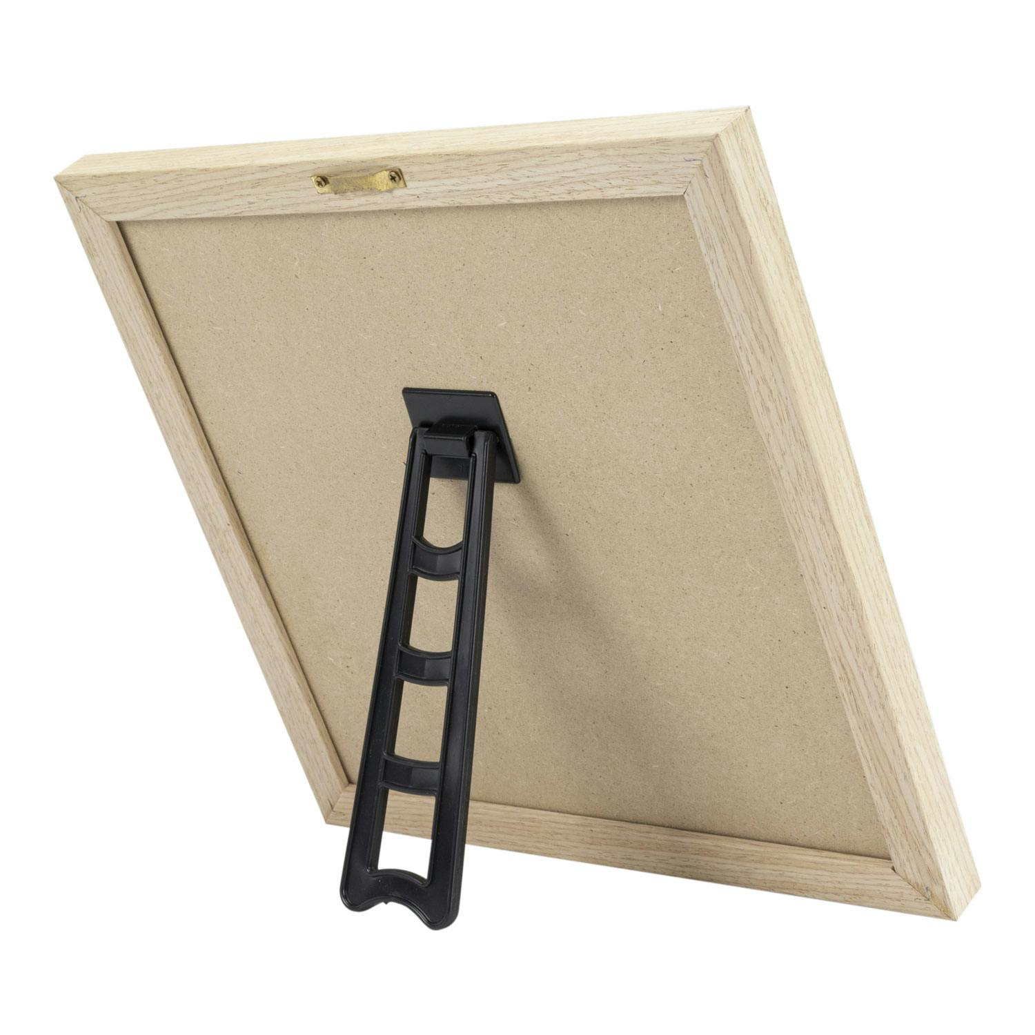 Lavagna Securit® con cornice in legno, marrone scuro, 50x60 cm, da esterno