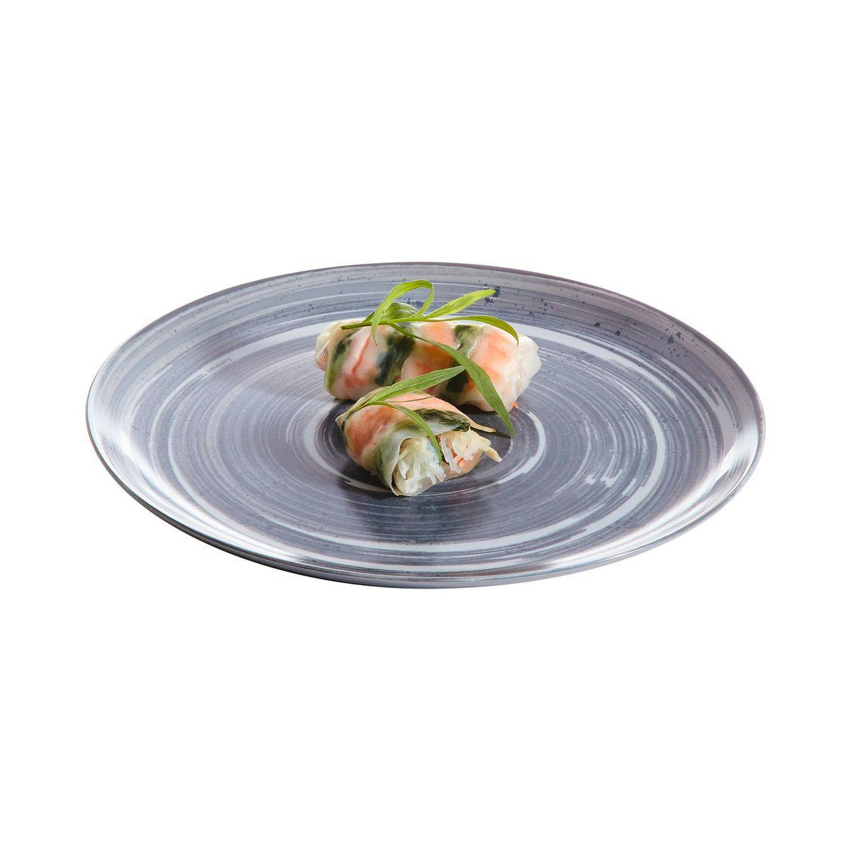 Assiette bleue 25 cm Factory Luminarc - La Table d'Arc