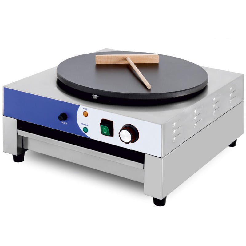 MBH Crepera elétrica profissional com diâmetro de 40 cm para