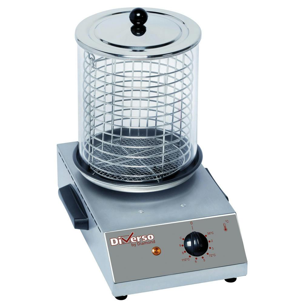 Máquina de perritos calientes eléctrica Buffalo DA564