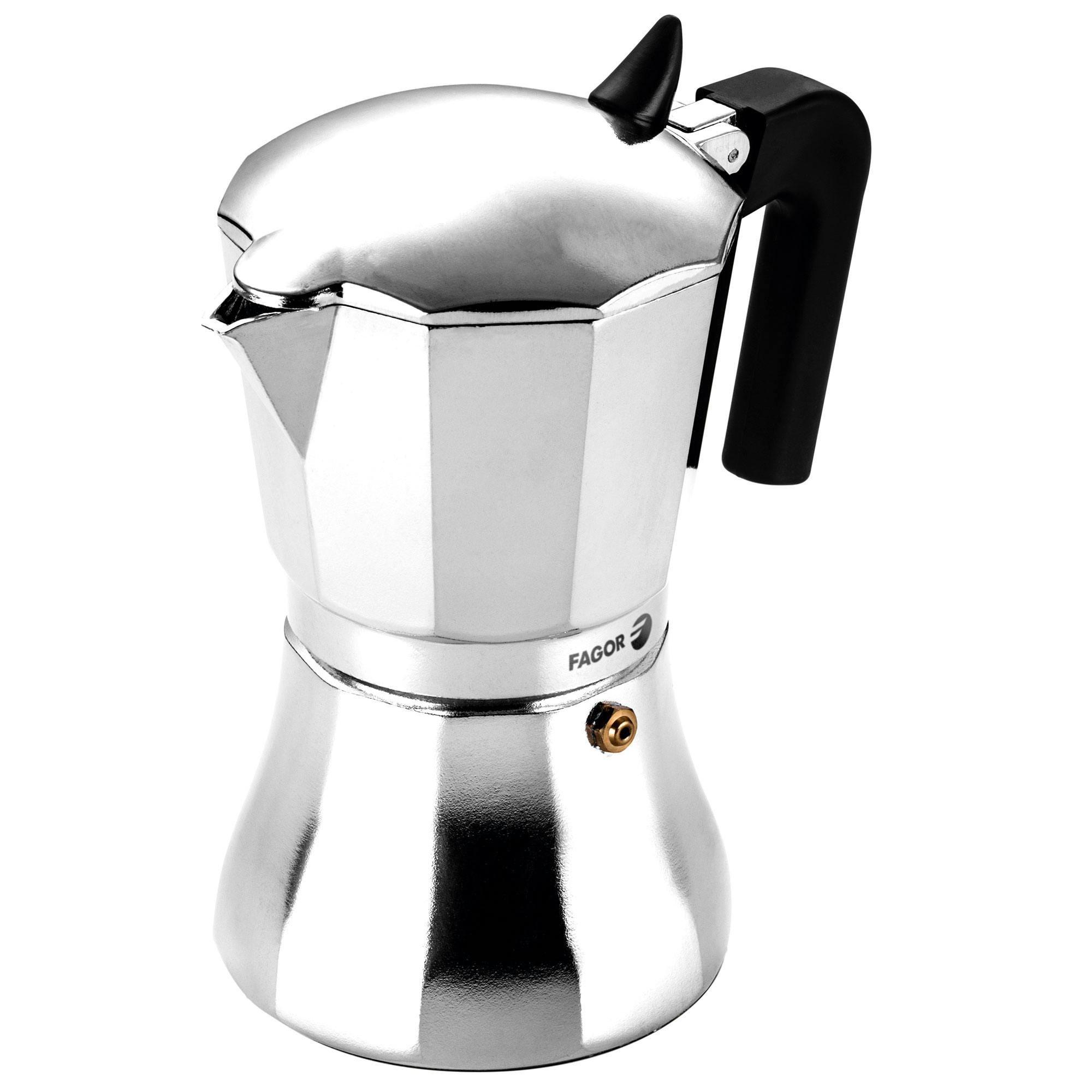 Monix Induction Express - Cafetera italiana inducción, aluminio, capacidad 6  tazas, color plata : : Hogar y cocina