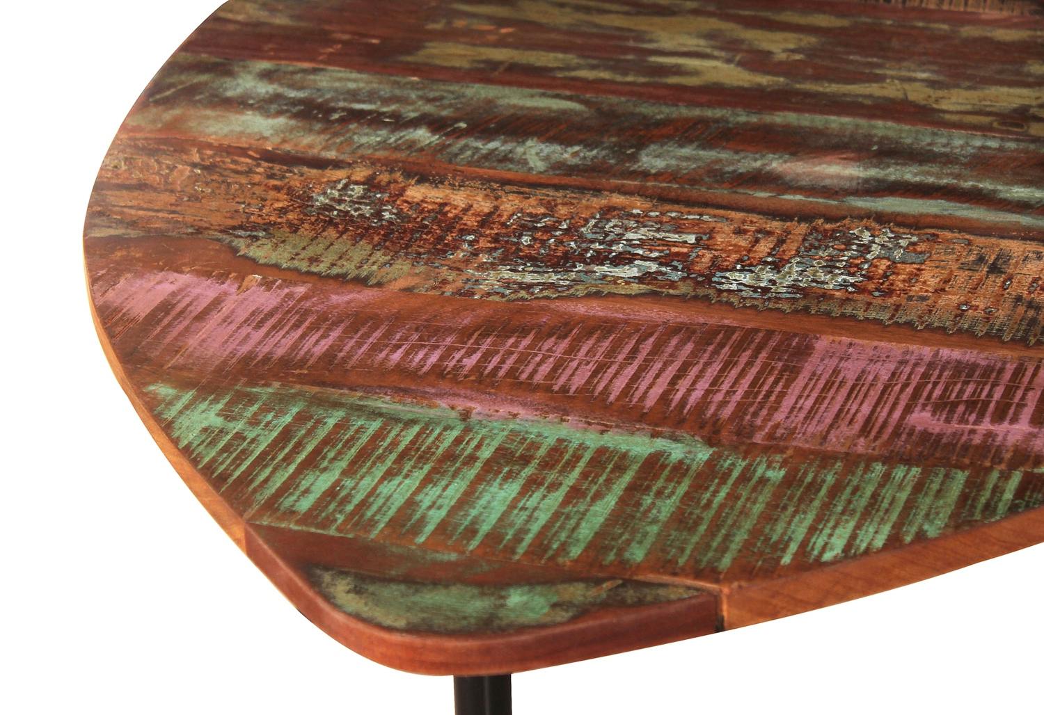 SIT Möbel THIS & THAT Couchtisch 86 x 80 cm 3 Beine, Platte dreieckig, mit  abgerundeten Ecken