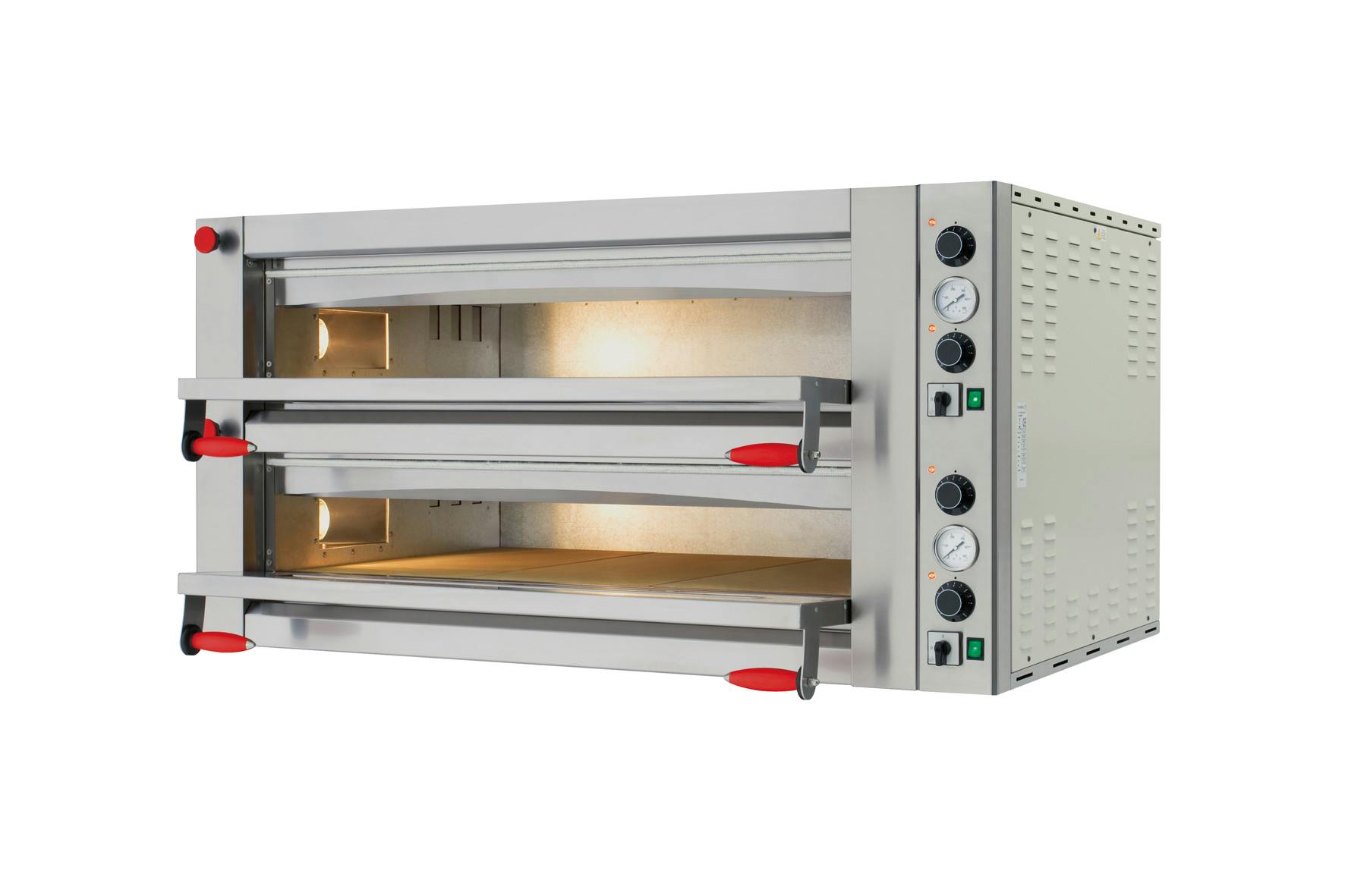 Cerchi Forno pizza 2 camere con fondo in pietra refrattaria h11039?