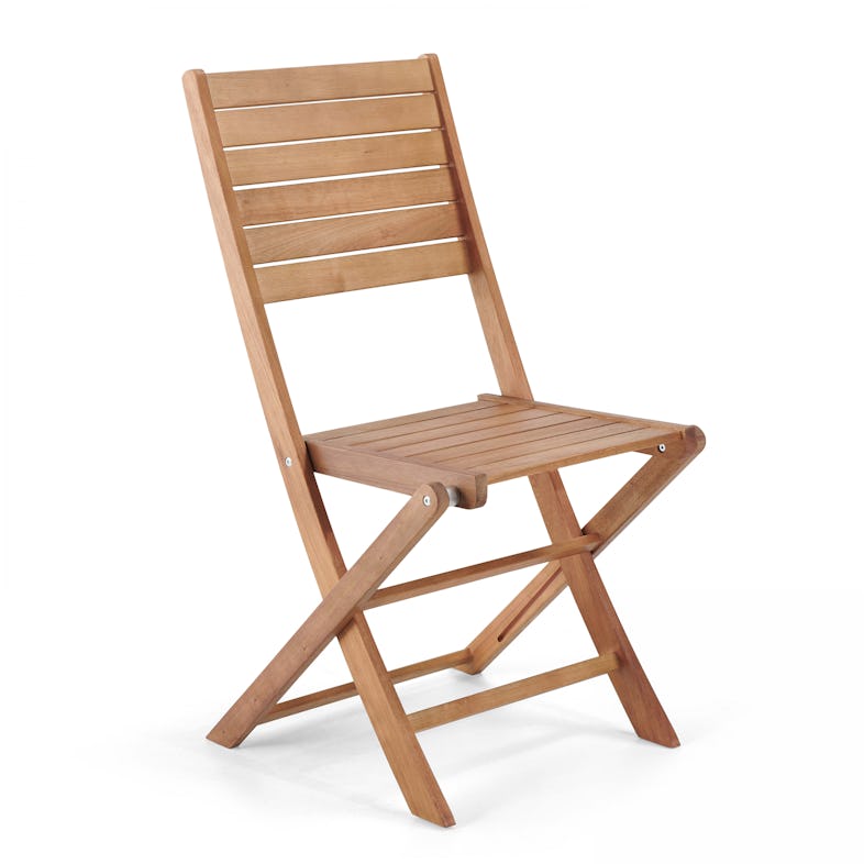 Chaise pliante bois enfants balcon chaises lot de 2 chaise de jardin en  bois pliable eucalyptus, huilé max.40kg, LxlxH 46x34x63 cm, lot de 2