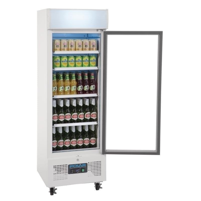 Expositor refrigerado de 3 puertas de vidrio 1300L Polar