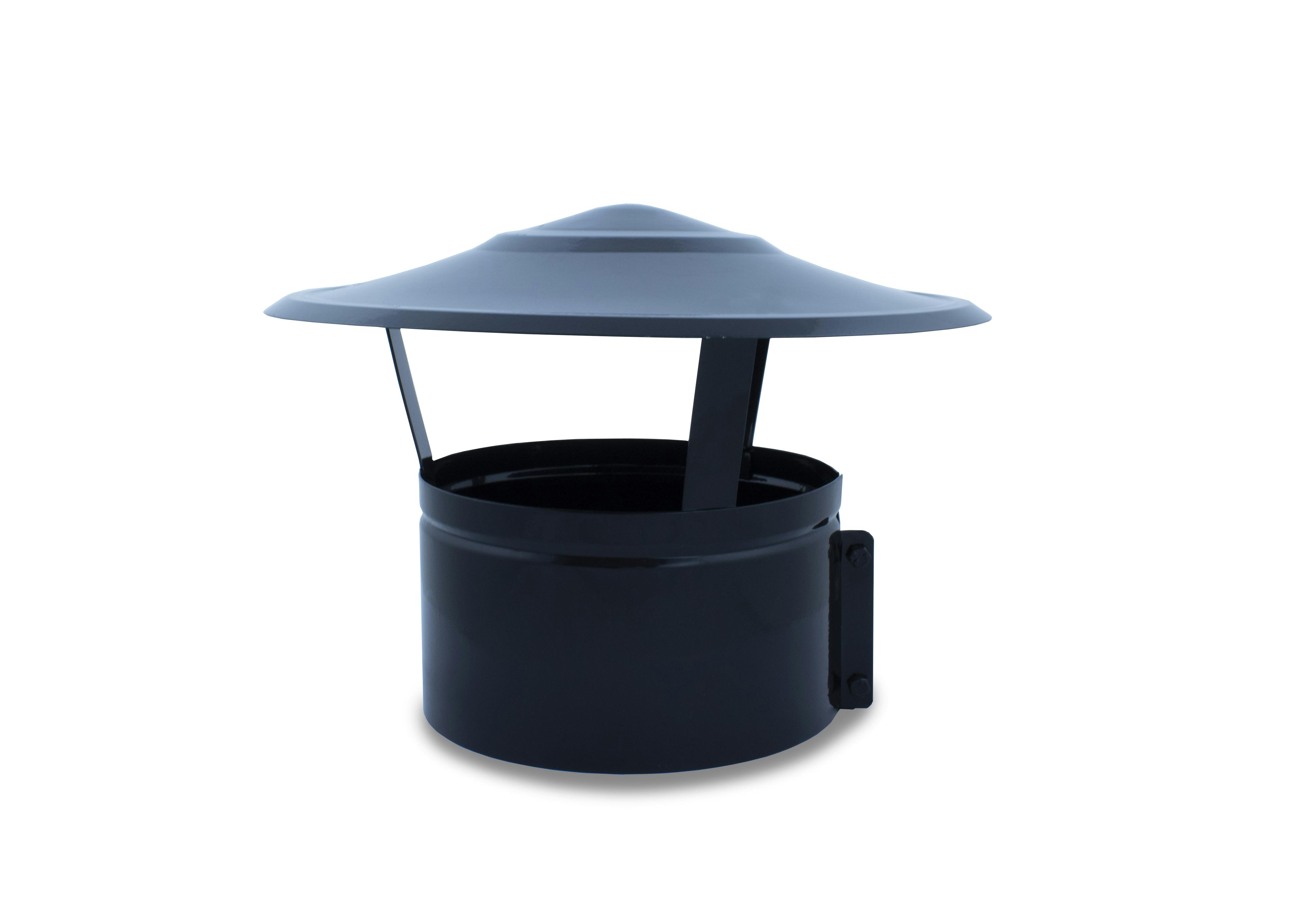 CAEXVEN Sombrerete Antirevocante de 300 mm de diámetro para Conductos de  Estufas y Chimeneas de Leña en Acero Galvanizado - Serie Lisa y Helicoidal  : : Bricolaje y herramientas