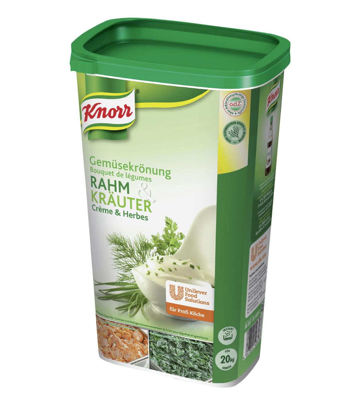 Knorr Gemüsekrönung Rahm&amp;Kräuter (1 kg) | METRO Marktplatz