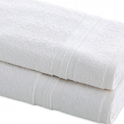 Pack de 2 toallas para lavabo de algodón 600 gr de 50x100 cm en color kiwi  Luxury Boheme