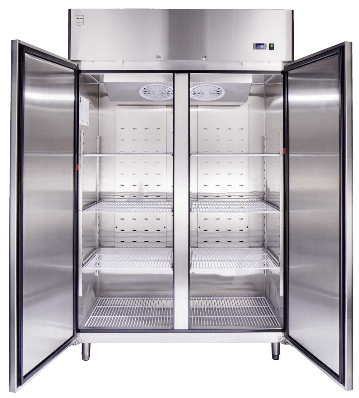 METRO Professional Kühlschrank GRE1400, Edelstahl, 131.4 x 80.5 x