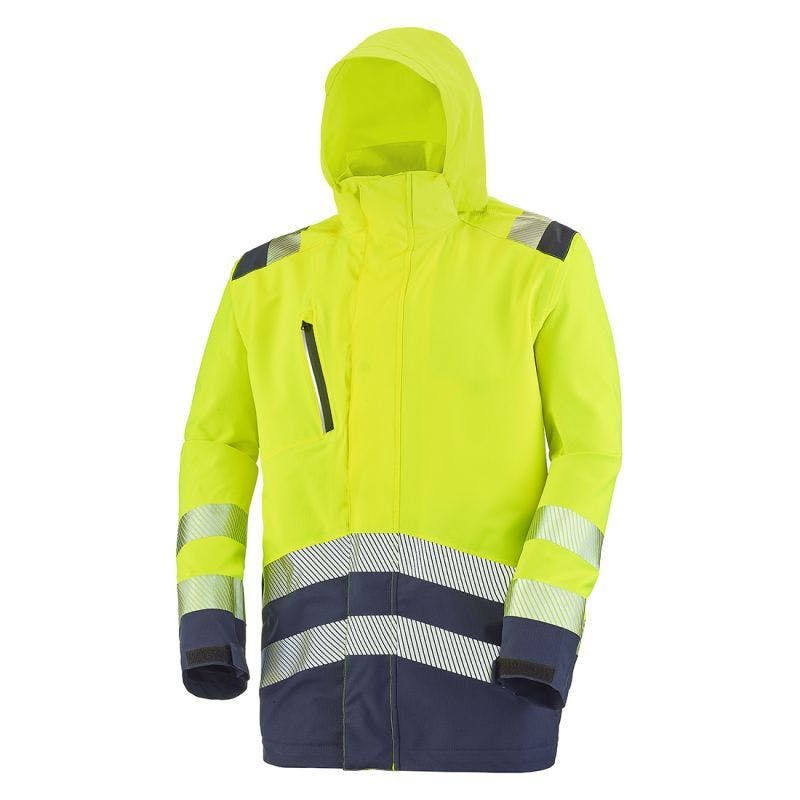BSeen Beffroi Surpantalon Polyester Hi-Vis 3XL Jaune/Bleu