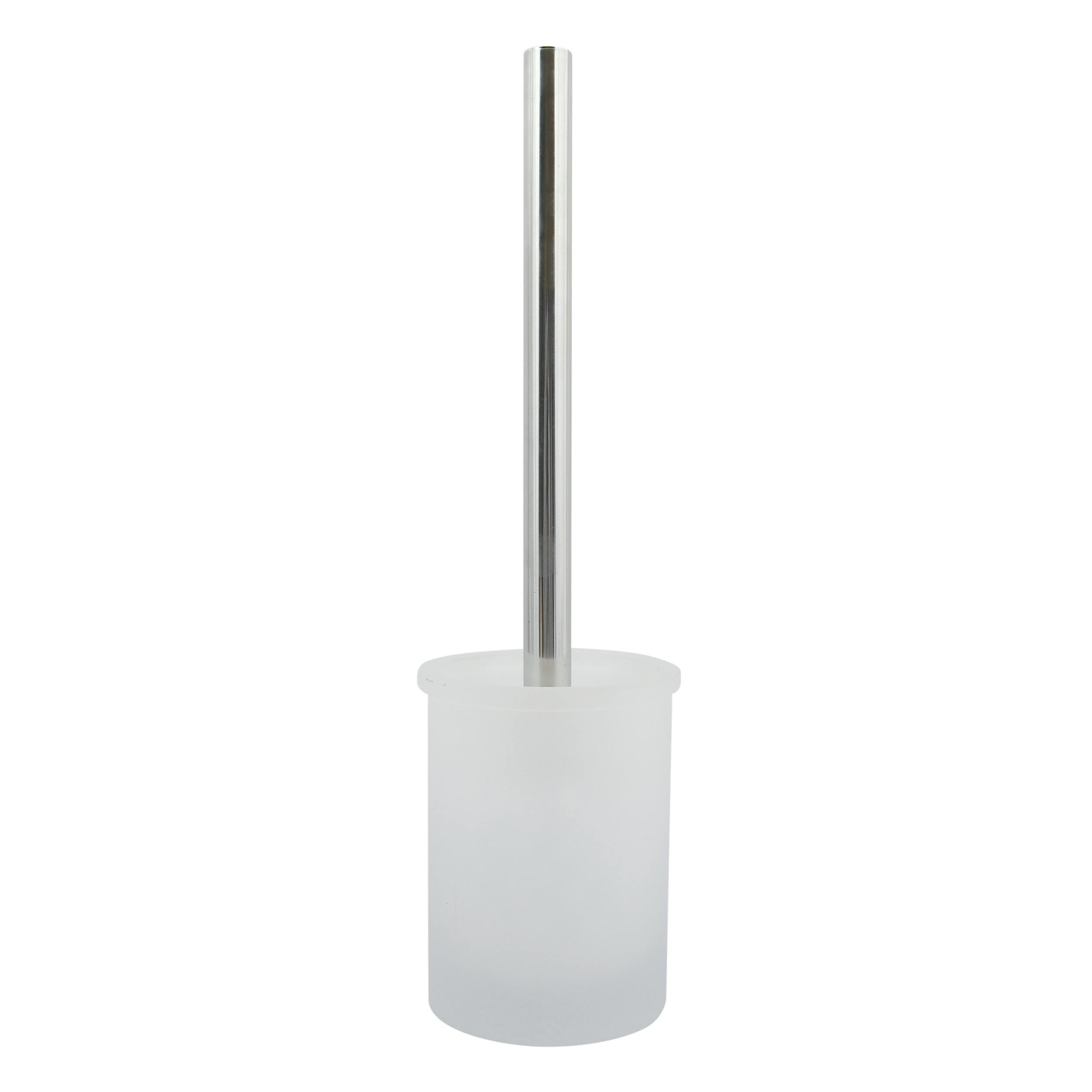 Spirella WC Bürste Klobürste Weiß Toilettenbürste Glas „Yoko“ METRO Behälter Marktplatz hygienischem mit 