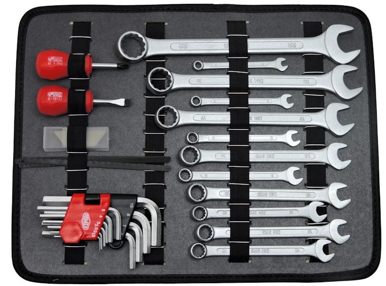 FAMEX 743-51 Alu Steckschlüsselsatz gefüllt bestückt - mit Werkzeug Werkzeugkasten Werkzeugkoffer | Marktplatz und METRO