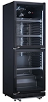 METRO Professional Doppeltür Getränkekühlschrank GSC2360BDD, 347L, Umluftkühlung, schwarz