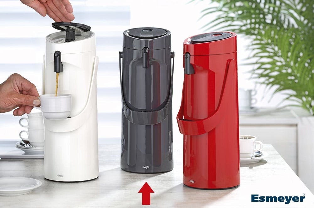 1 x Emsa PONZA IsoPumpkanne 1,9 L, anthrazit METRO