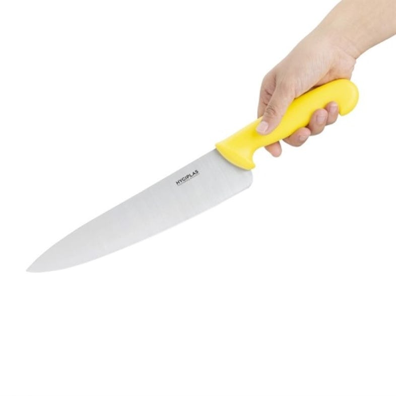 Hygiplas Couteau de Cuisinier Professionnel Vert 215 mm