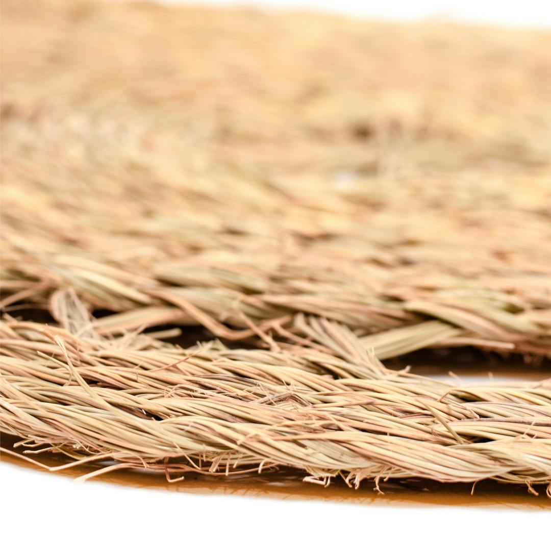 Alfombra Redonda Esparto Túnez 120 Cm D&l Makro