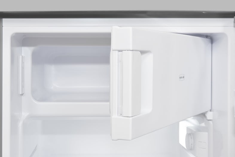Exquisit Kühlschrank KS16-4-HE-040E inoxlook | 109 l Nutzinhalt |  Edelstahloptik | METRO Marktplatz