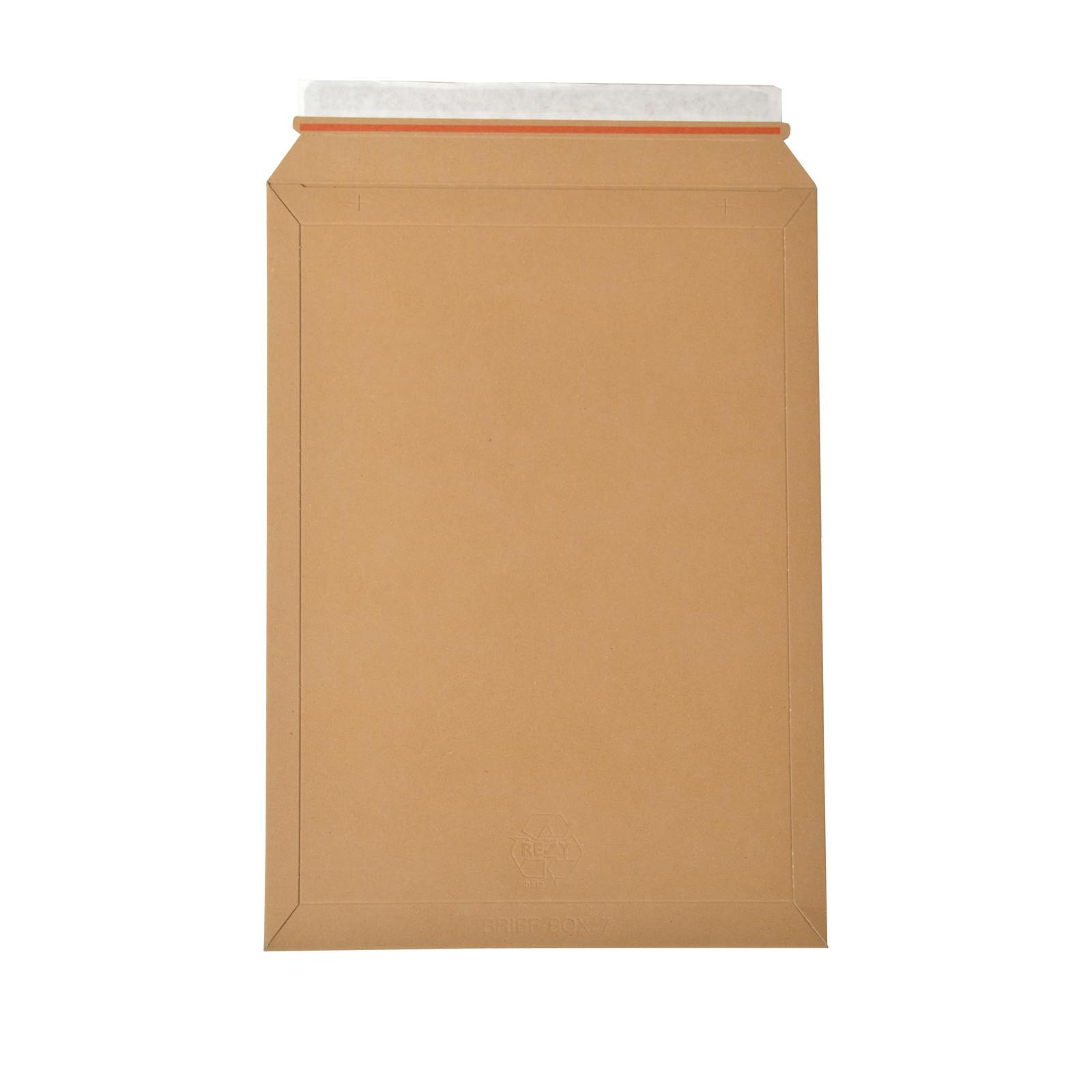 Enveloppe carton B-Box 6 MARRON format 292x374 mm