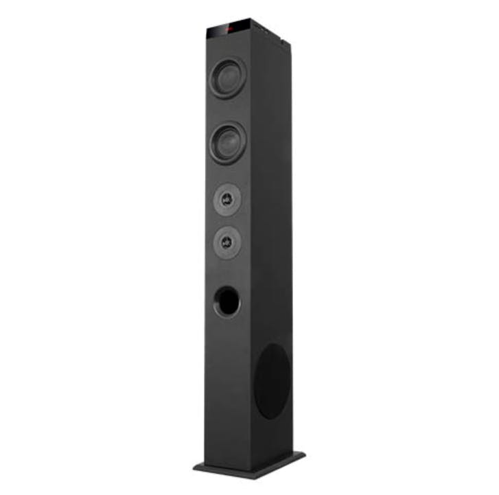 Avenzo - Torre de Sonido, Modelo AV-ST4001B, Potencia de 80 W, con  Bluetooth, con Ranura microSD y USB, Incluye Radio FM, Dimensiones: 158 mm  x 240 mm x 998 mm, Color Negro : : Electrónica