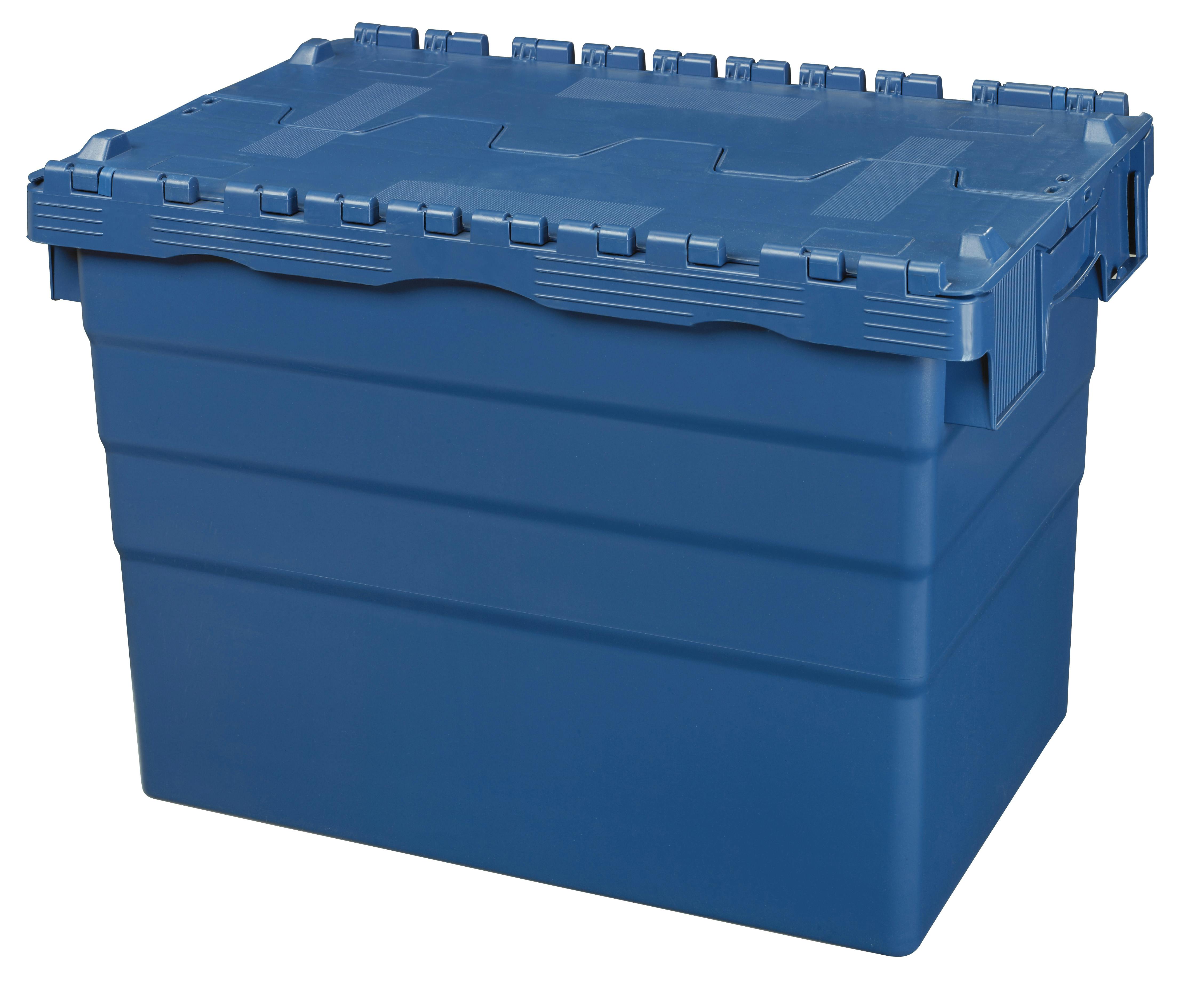Kunststoffkisten mit Deckel 60 x 40 x 41,6 cm Aufbewahrungsbox in