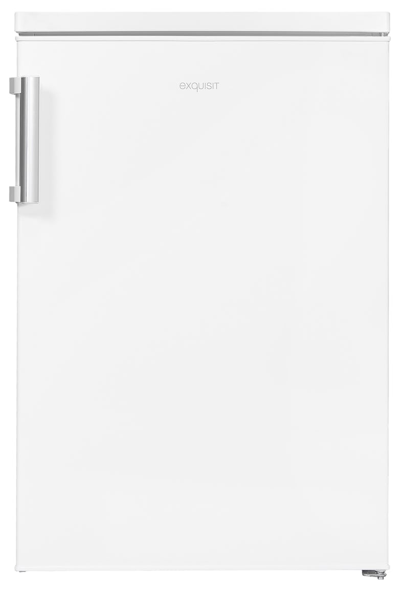 Exquisit Kühlschrank KS516-4-H-010D weiss, 120 L Volumen, Gefrierfach, 4* Gefrieren, LED-Licht, Türanschlag wechselbar