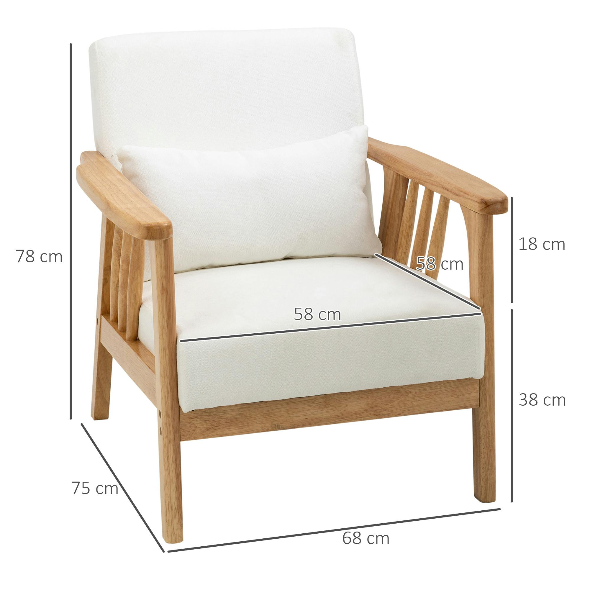 HOMCOM sillón individual sillón orejero butaca de salón moderno tapizado en  terciopelo con respaldo alto reposabrazos