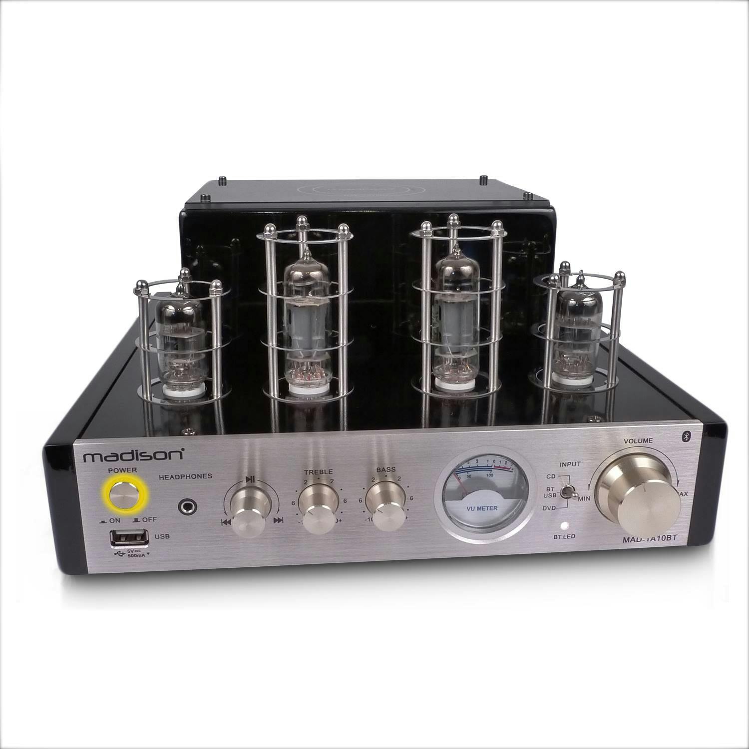 Amplificateur hi-fi Madison Amplificateur HIFI Stéréo MAD1000 100W  BLUETOOTH/NFC/CD/AUX/MP3