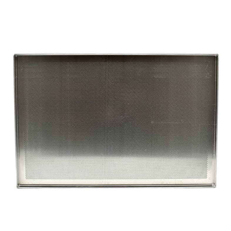 Teglia da forno forata in alluminio 60x40x2(h) cm