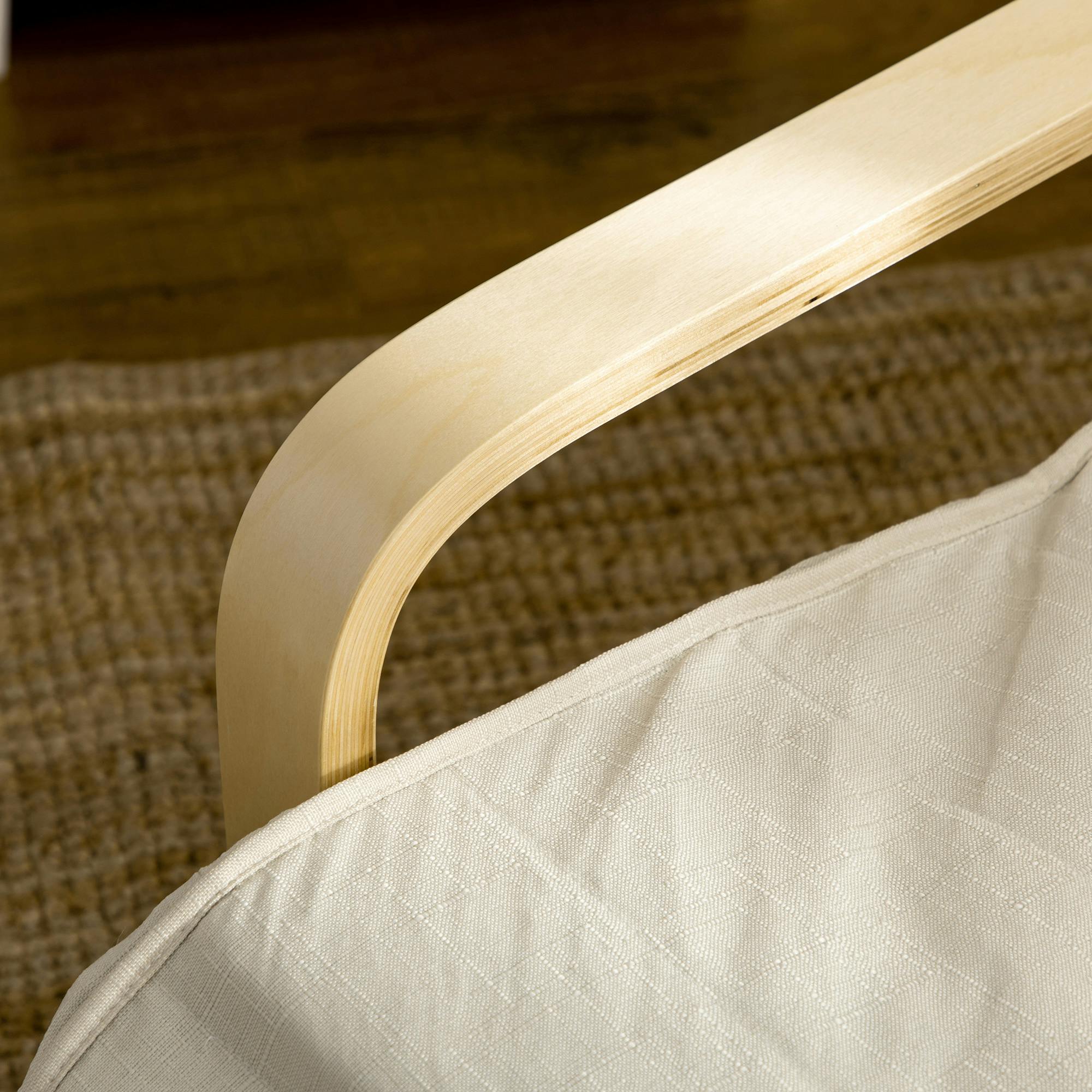 HOMCOM Sillón de Salón con Reposapiés Ajustable Silla Relax Butaca Tapizado  en Tela para Oficina Dormitorio 66,5x94x100 cm Gris