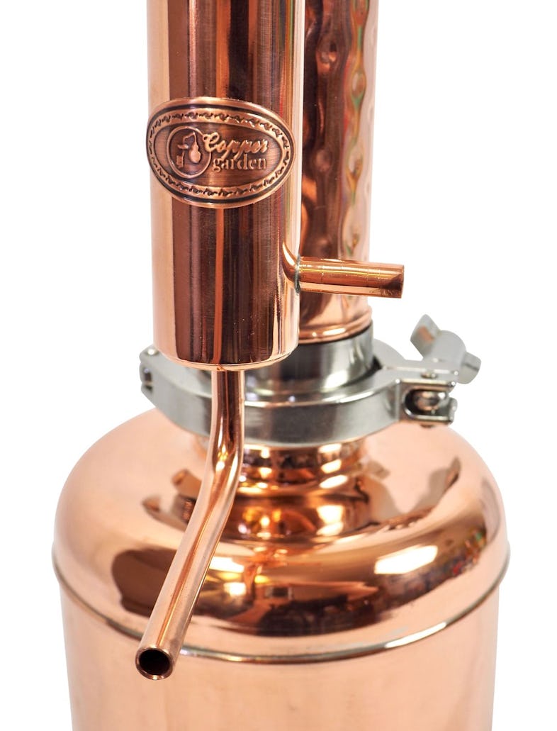 CopperGarden®` Destillieranlage ITALIA 2 Liter Destille im Sorgenfrei Paket  mit allem Zubehör