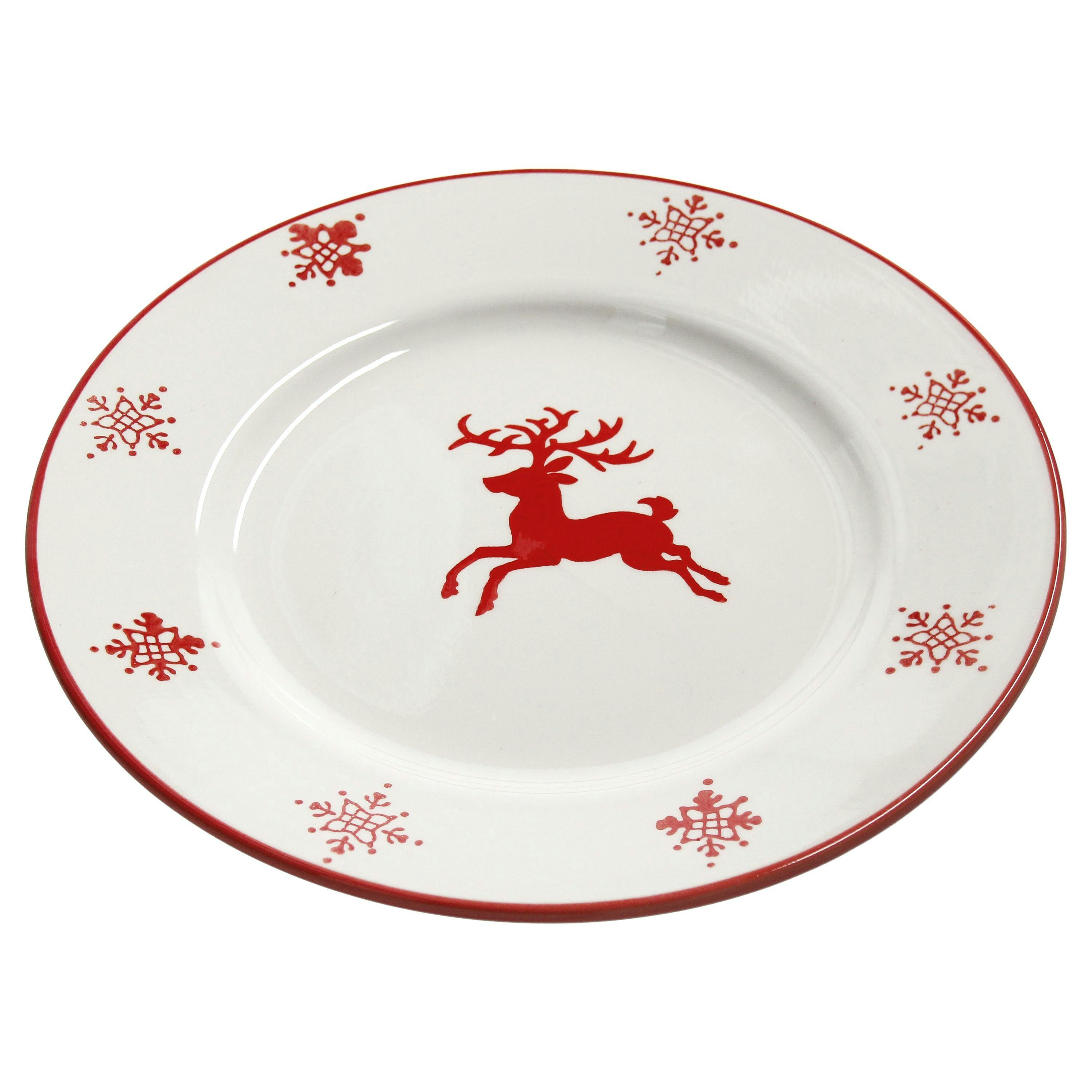 6er Set Dessertteller Weihnachten 21cm 23105201 METRO