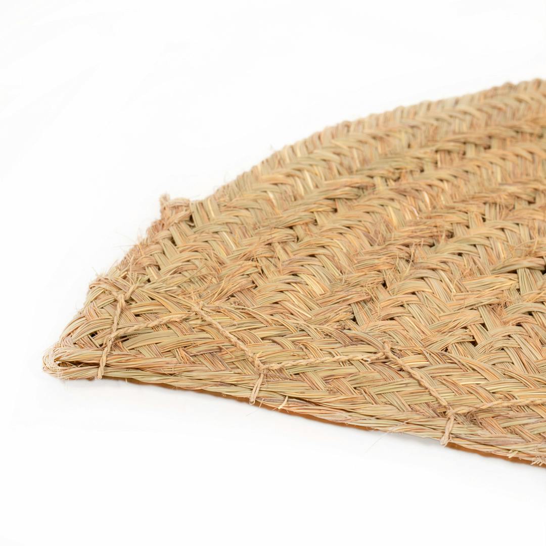 Felpudo Semicircular Esparto Marsella 80x40 Cm D&l Makro