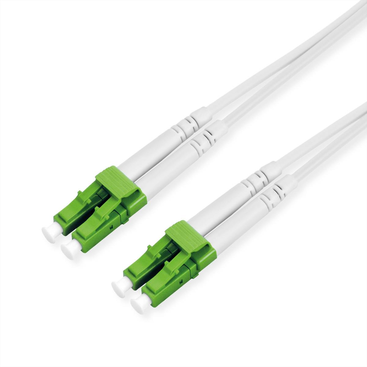 ROLINE LWL-Kabel Duplex, 9/125µm OS2, LC-APC/LC-APC, stahlarmiert, LSOH ...