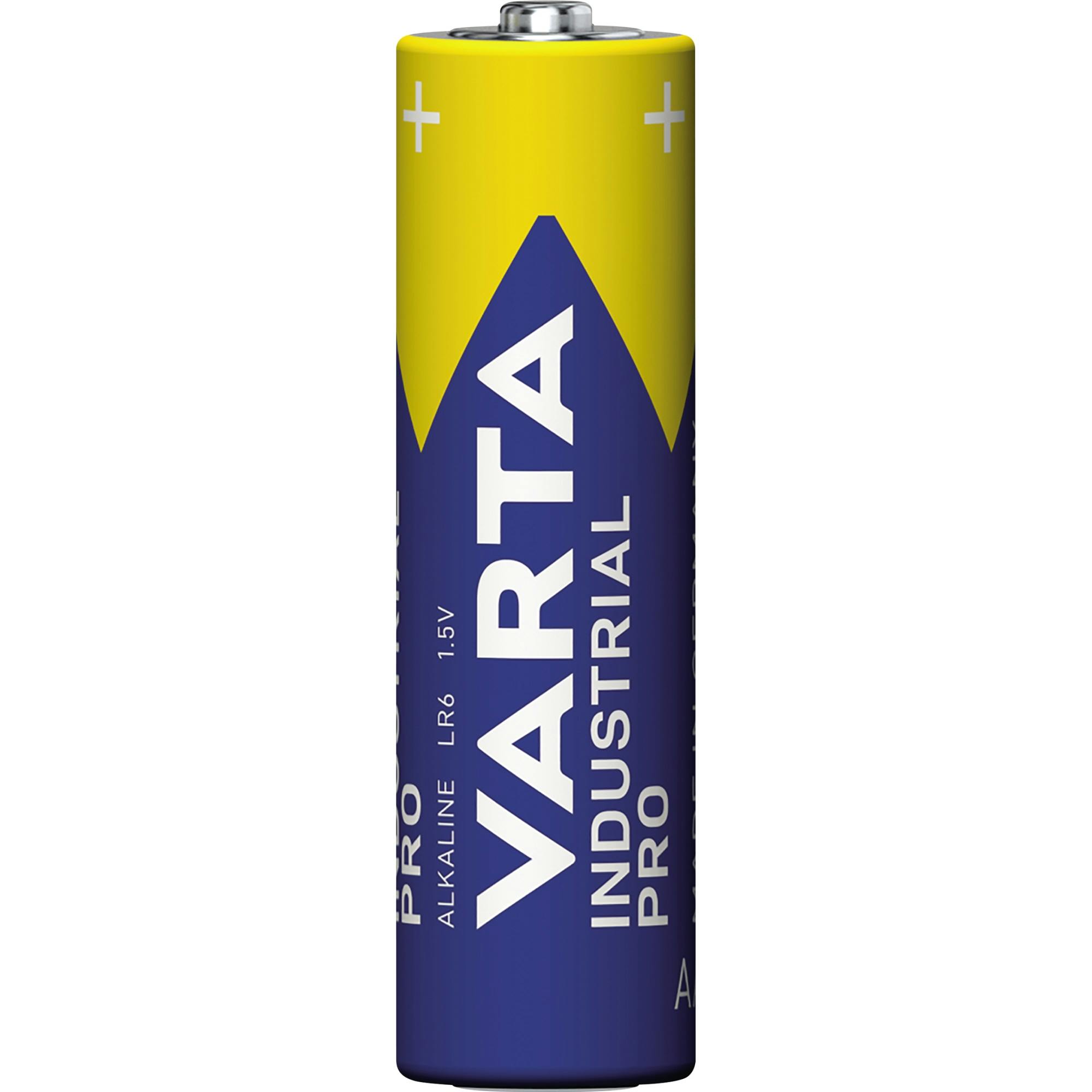 Varta - Pila Alcalina 1,5 V AA - Blister Industrial 4 Unidades