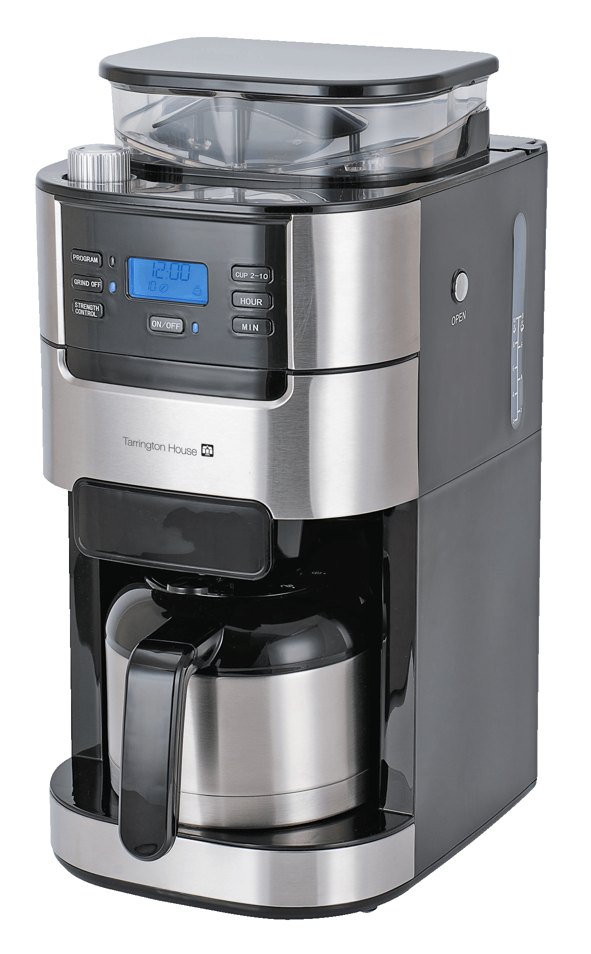 Tarrington House Kaffeemaschine mit Mahlwerk CMG0917, 21.3 x 31.4 x 43